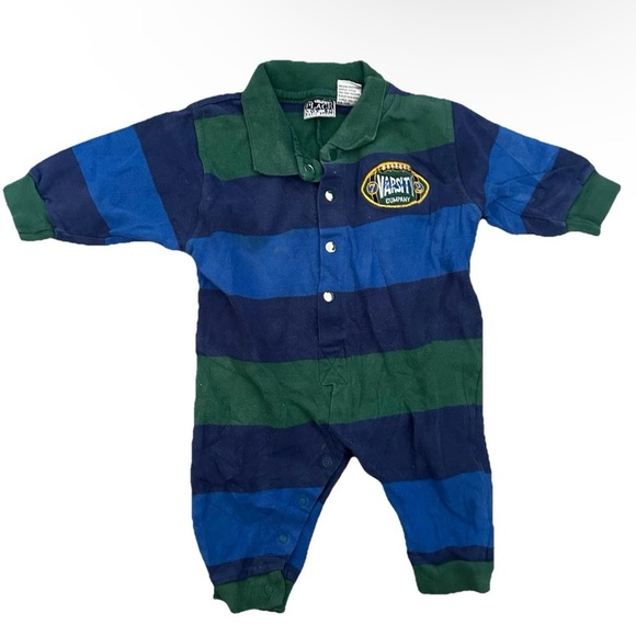 Vintage The Children’s Place Striped Romper Size 6-12 Months - Picture 1 of 2